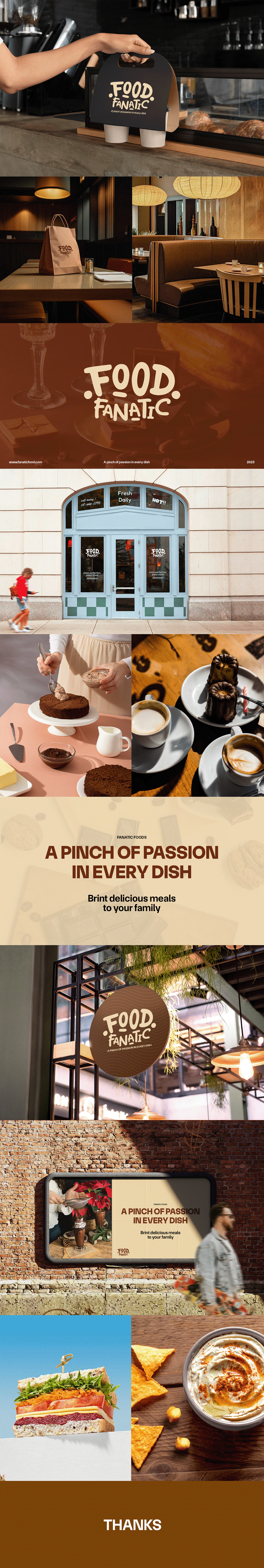 Food Fanatic - Brand Design 3d animation branding graphic design logo motion graphics ui