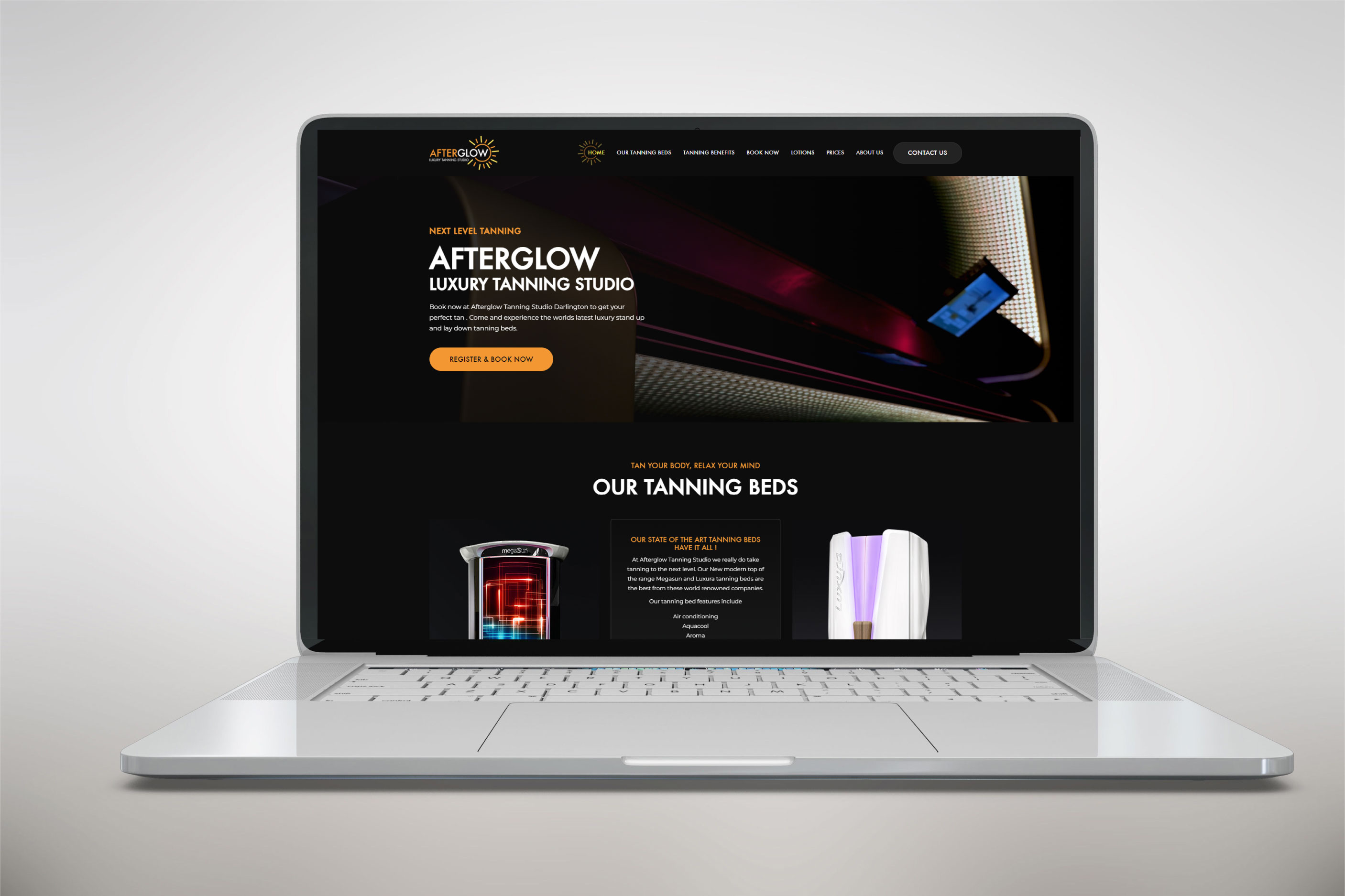 After Glow - Website Design 3d animation branding graphic design logo motion graphics ui