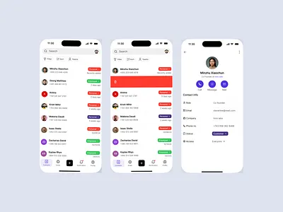 Contact Details app branding design graphic design illustration logo typography ui ux vector