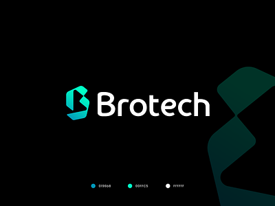 Brotech Logo blockchain branding crypto data developer ecommerce financial fintech fintech financial identity logo logotype modern logo network saas software software logo tech technology technology logo