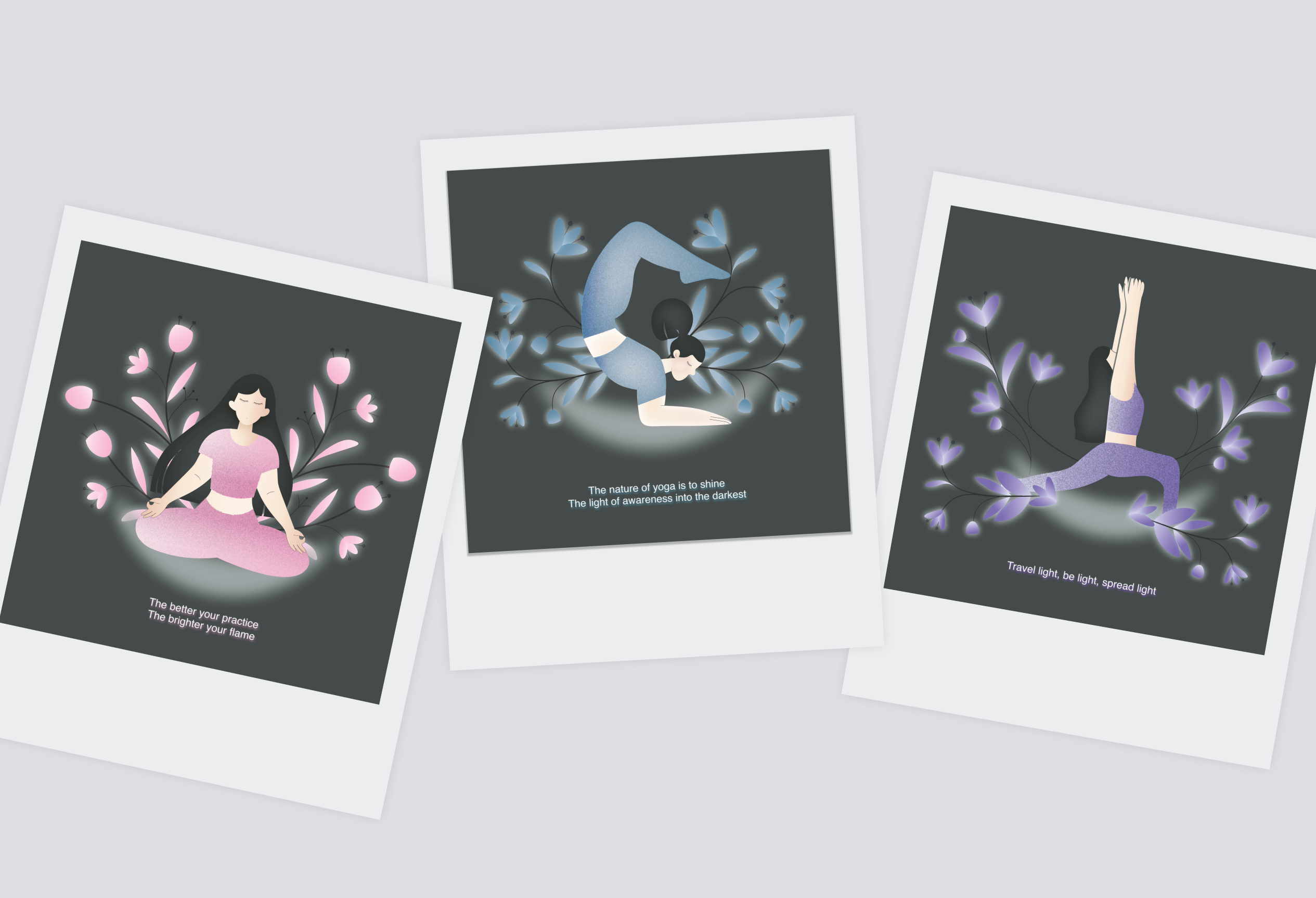 Yoga design graphic design illustration