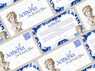 Aetheria – Brand Identity & Storytelling Design graphic design
