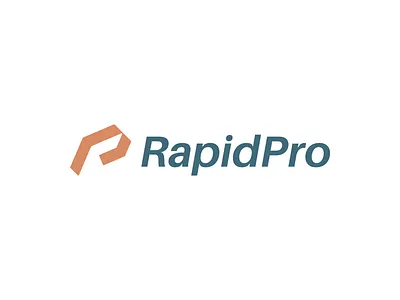 RapidPro - Logo Design Concept blockchain brand identity branding concept crypto design designer portfolio fintech letter r logo logo designer modern negative space saas tech technology