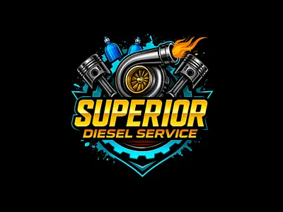 Turbocharged Diesel Service Logo Design – Mechanical Branding automotive branding design automotive logo designer bold engine logo design custom garage logo custom repair business logo custom truck logo diesel logo vector diesel repair shop logo diesel service logo diesel tuning brand identity heavy duty truck service logo logo for auto performance shop logo for diesel tuning mechanic workshop logo nitrous bottle logo piston gear logo turbo engine illustration turbo speed logo turbocharger logo design vehicle mechanic logo