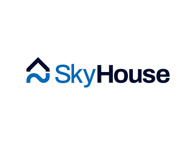 SkyHouse logo design concept, Sky+S Letter+House alex escu brand identity guide branding construction company logo house logo logo logo design logotype mark minimalism skyhouse symbol