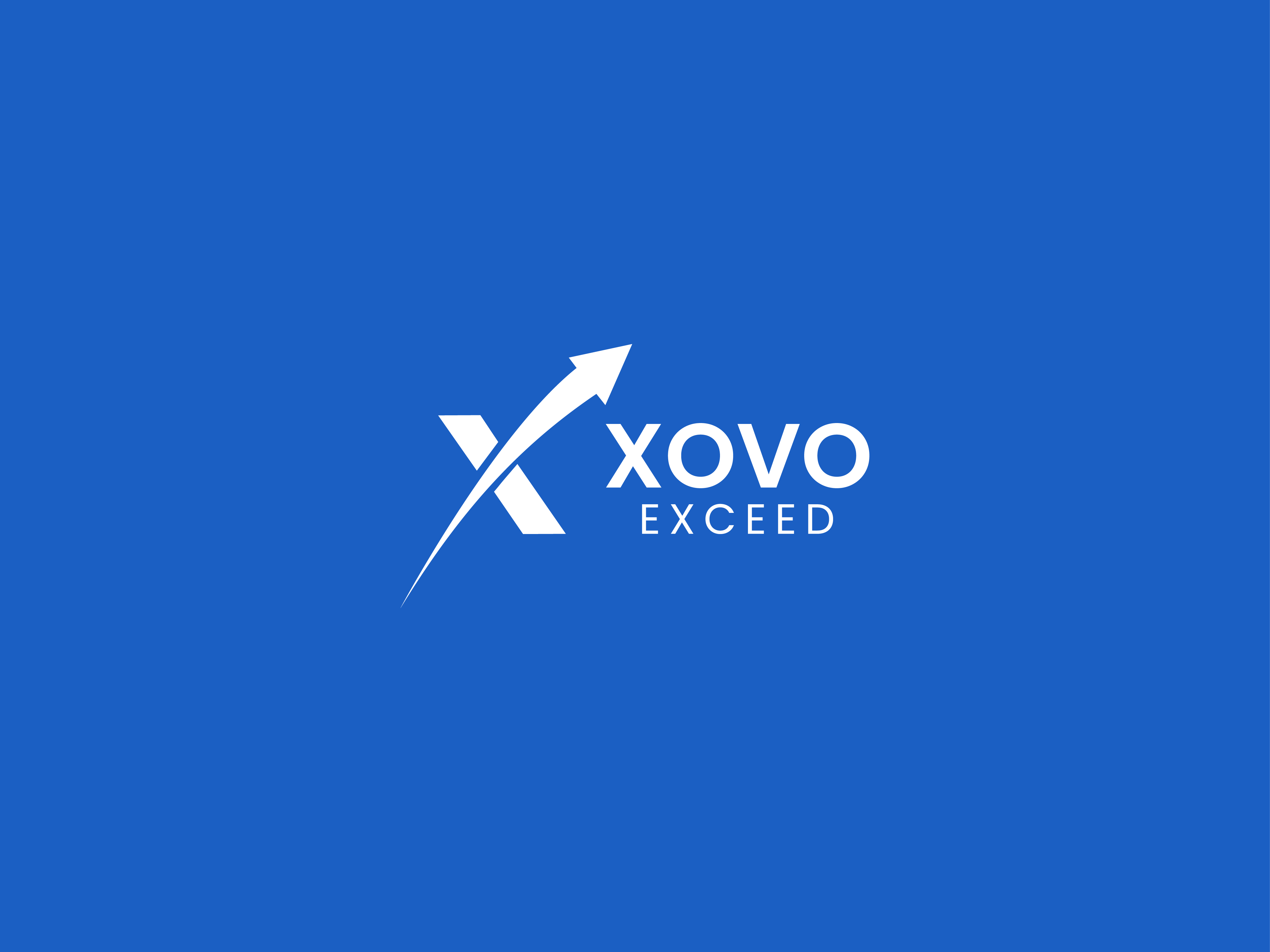 Xovo Exceed Logo Design x logo design