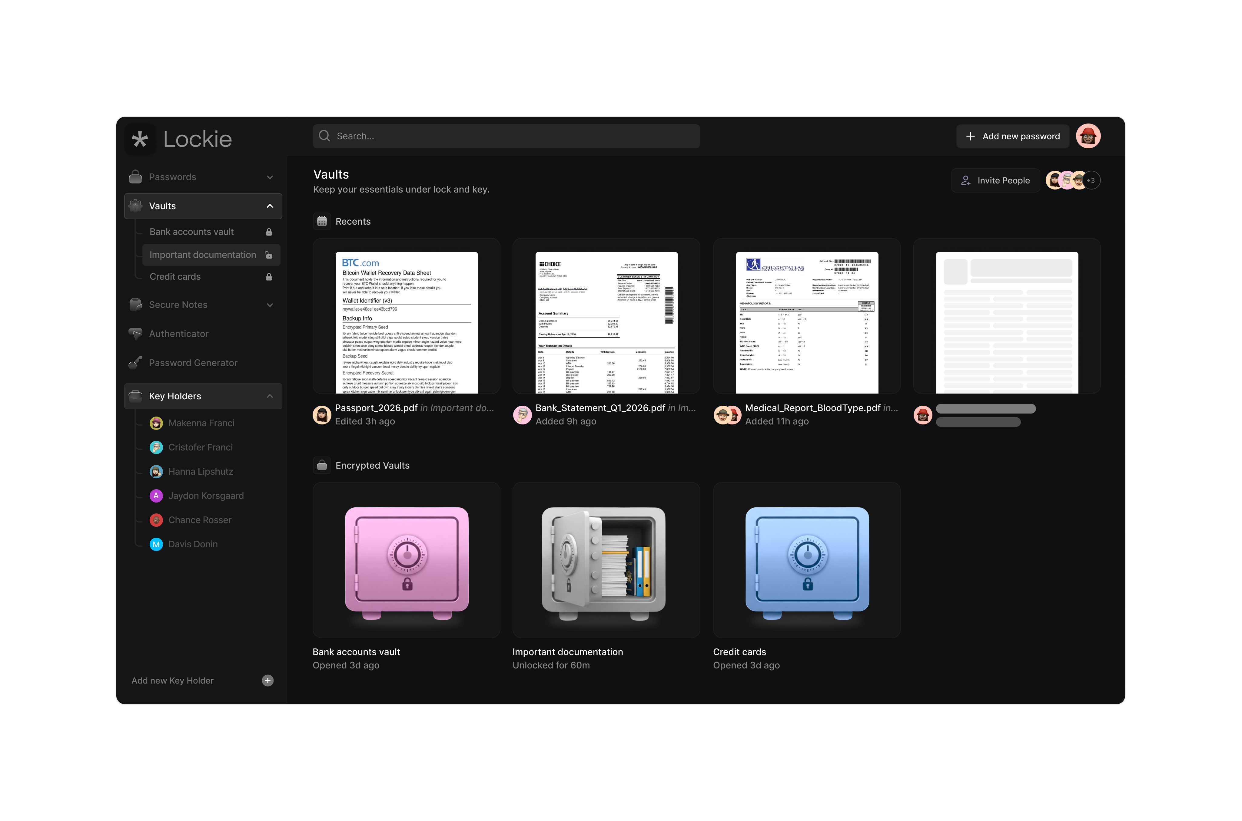 Lockie alternative design / password manager. design figma ui user interface ux