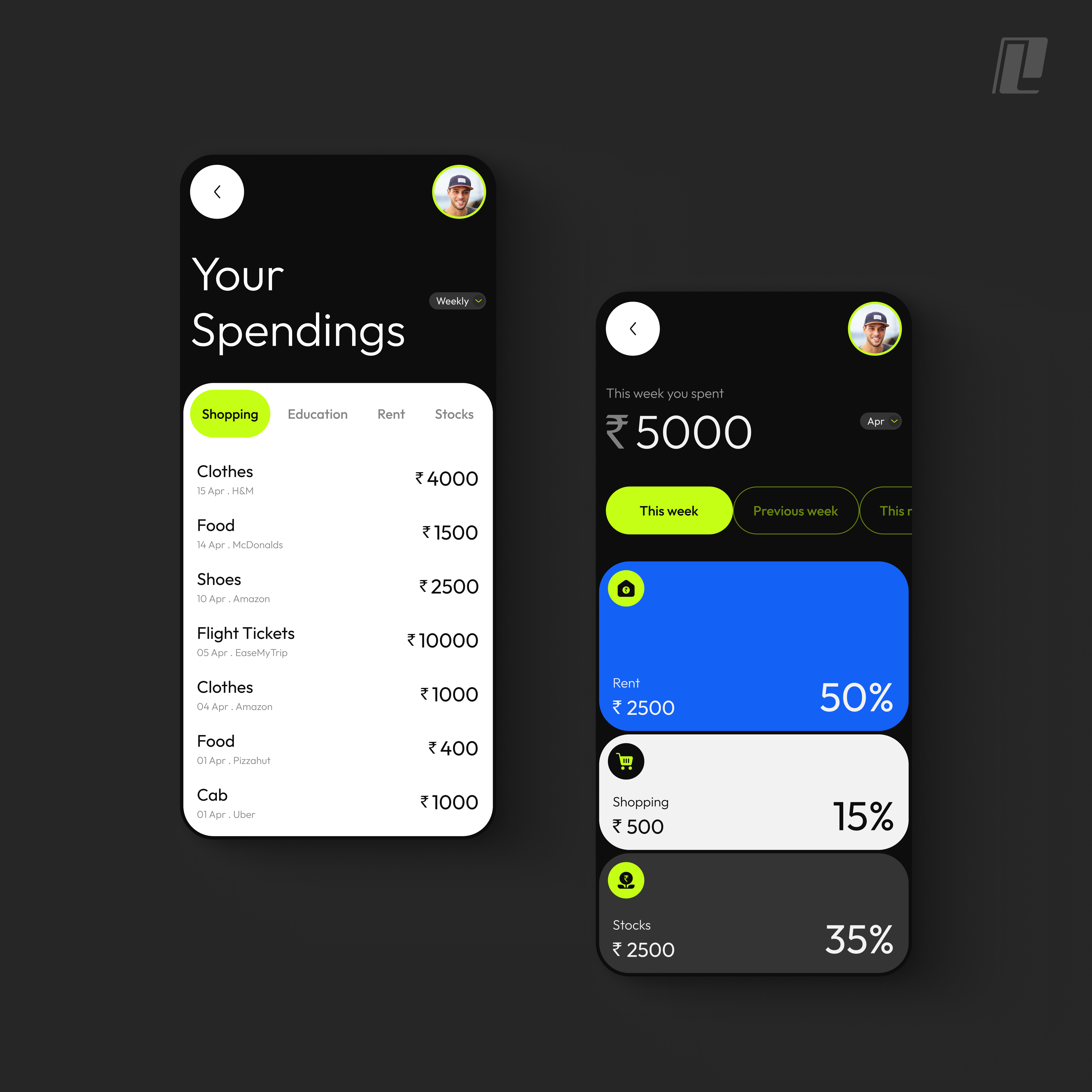 💸 SpenSync – Smart Spending Tracker & Analyzer 3d animation branding design framer graphic design illustration logo motion graphics ui vector