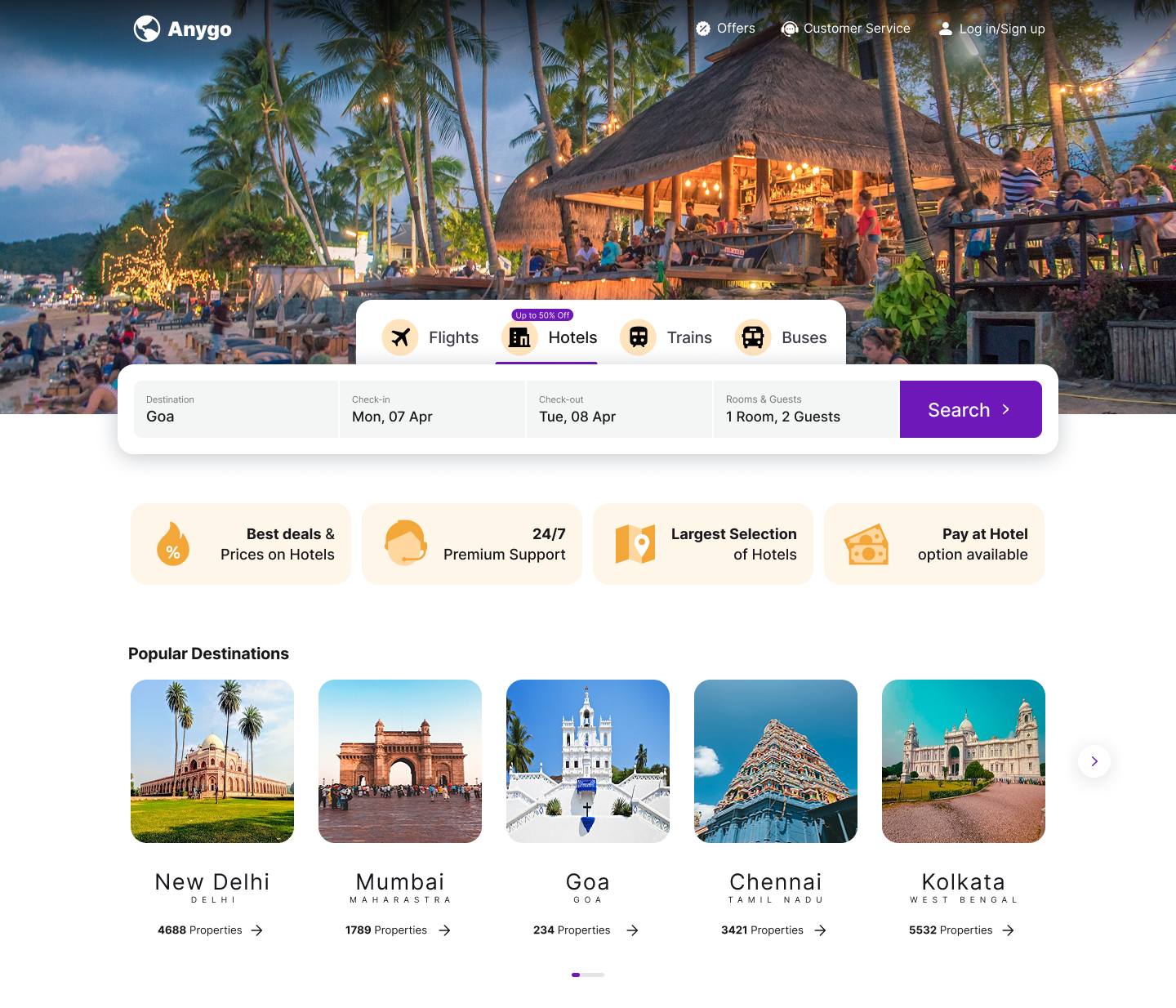 Example of Hero Section Design In Figma