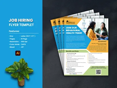 Health Care Job Hiring Flyer Design advertising business flyer clinic creative flyer design doctor flyer design graphic design health care hiring hospital job job hiring job post medical recruitment social media