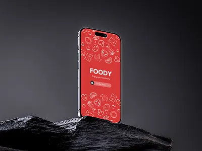 FOODY - Application animation application apps design figma graphic design mobile app mobile application ui