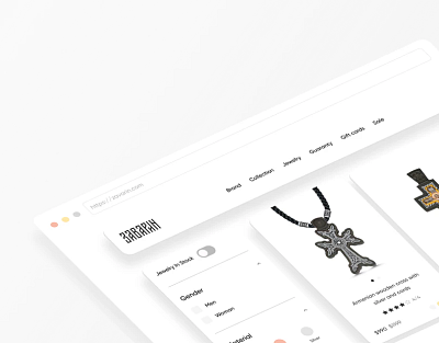 Animation Product List Page design ui ux web