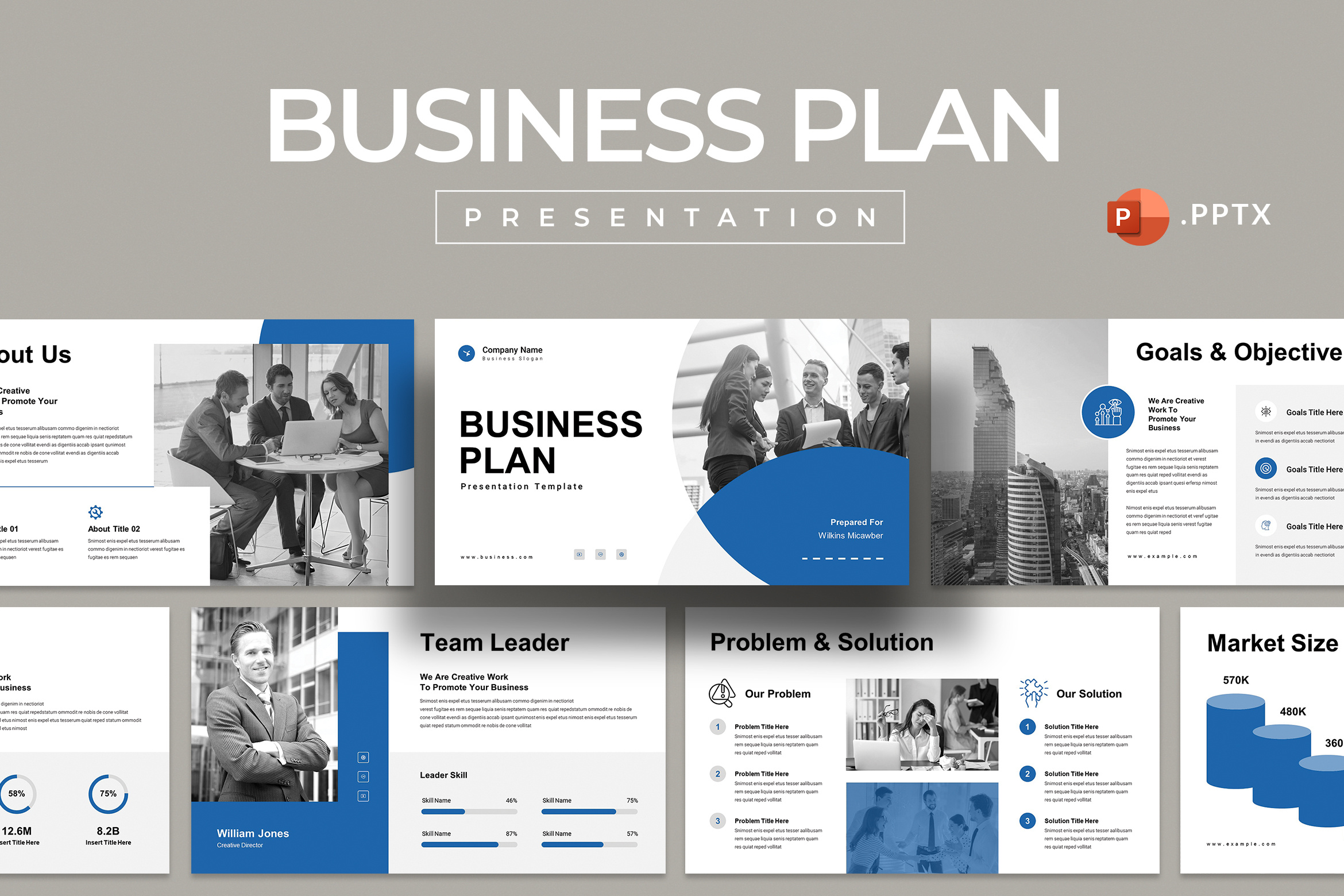 Business Plan PowerPoint Presentation Template company