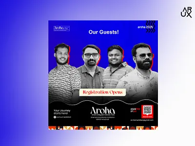 Aroha media fest 2025 | Our guest poster design branding graphic design