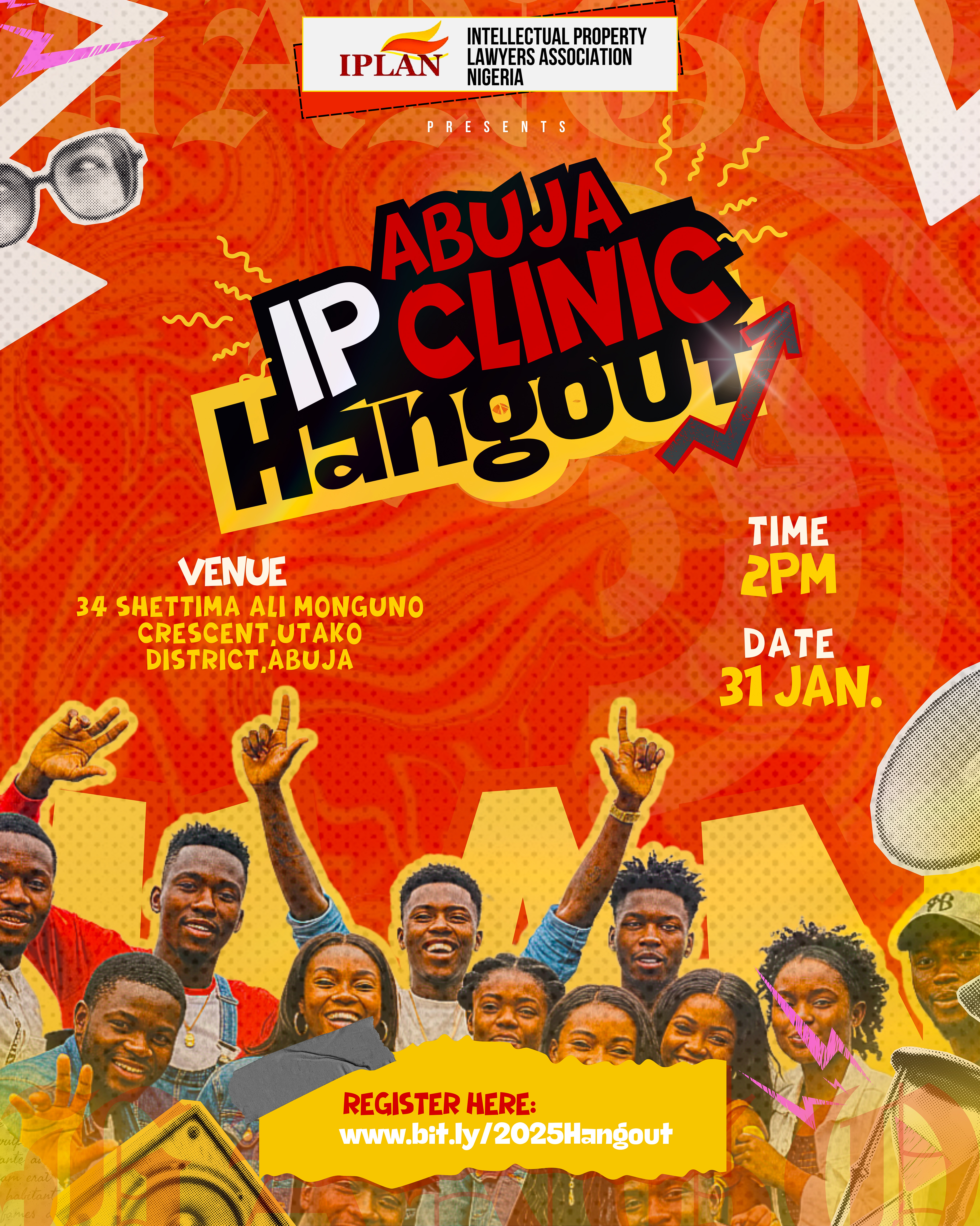 Hangout Poster Design (Inspo) brand identity branding design flyer graphic design illustration logo poster