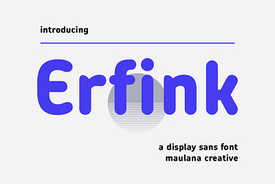 Erfink Sans Display Font branding font fonts graphic design logo modern font sans font sans serif
