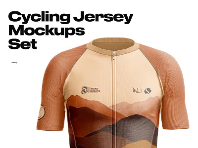 Cycling Jersey Mockups Set professional