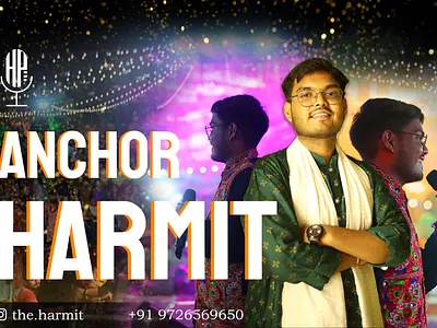 Cue Card (Harmit) adobe photoshop anchor branding cue card graphic design harmit mic