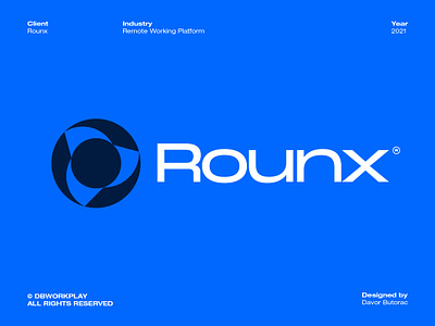 Rounx abstract logo brand brand designer brand identity designer branding brands davor butorac dbworkplay lettermark logo logo design logo designer logo inspiration logo master logomark logos logotype monogram symbol visual identity