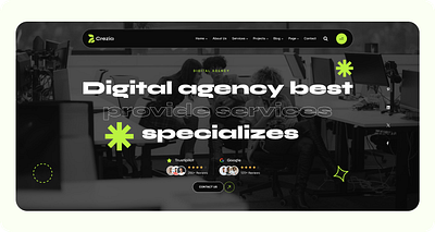 Digital Agency Hero Design appd apps design design landing page logo ui ux design