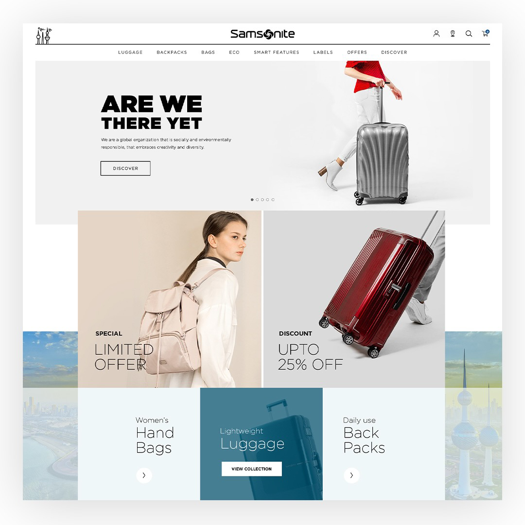 Example of Transforming User Experience: Revamping Samsonite Website