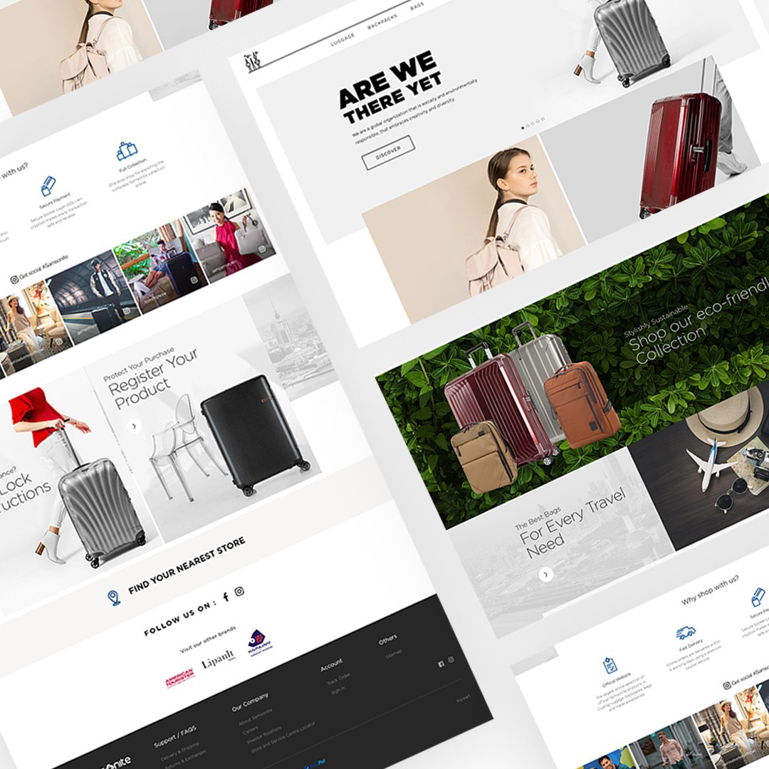 Transforming User Experience Revamping Samsonite site by Aj Thomas