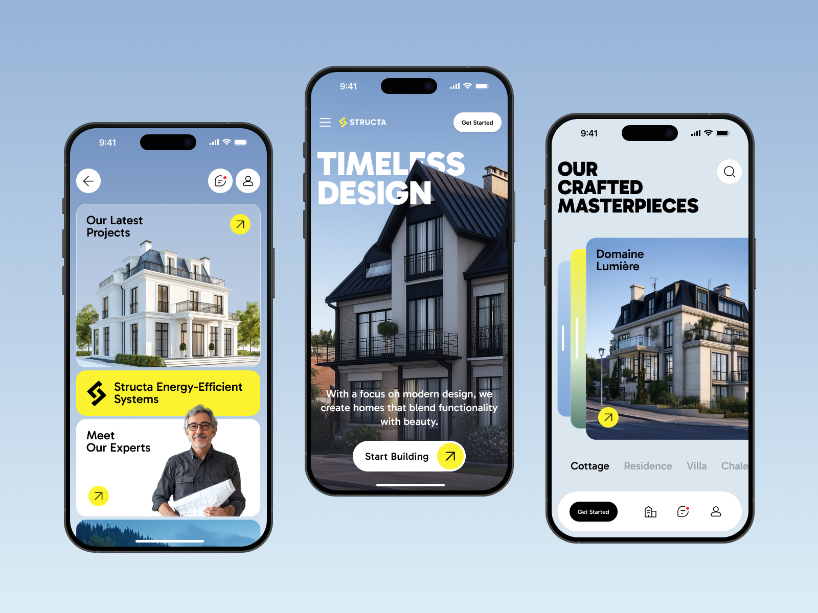 Construction and Real Estate - App Design airbnb apartment apartments app design architect branding building construction design home home rent housing mobile property realestate rent room ui