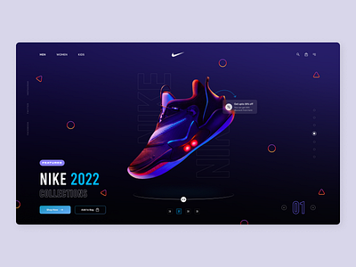 Shoe website landing page ecommerce ecommerce store footwear home page landing page landing page design nike shoes shoe store shoe website shoes sneakers ui design uiux uiux design web design web page website