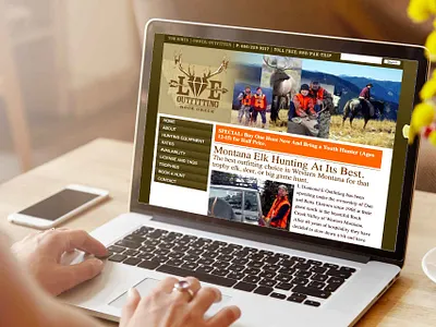 L Diamond E Outfitting Website branding design graphic design ui ux web design web development website