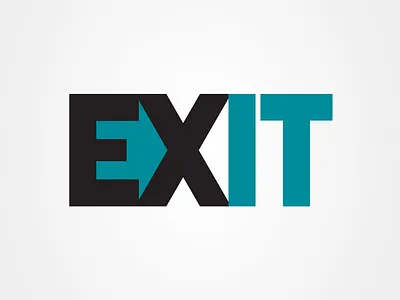 Exit Realty Logo Concept branding design graphic design illustration logo logo design typography vector