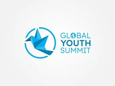 Global Youth Summit Logo Design Idea branding design global logo logo design logoinspiration logotype summit youth