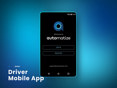 Driver Mobile App animation dashboards mobile ui ux