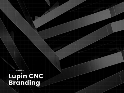 Lupin CNC Branding animation cnc logo ux website