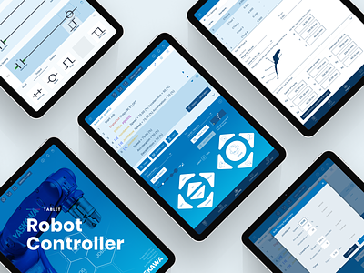 Robot Controller design mobile ui ux