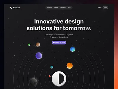 Ai Landing Page Design ai ai assistant ai design ai generative ai landing page ai platform ai tools ai website artificial intelligence landing page machine learning ui design uiux web design