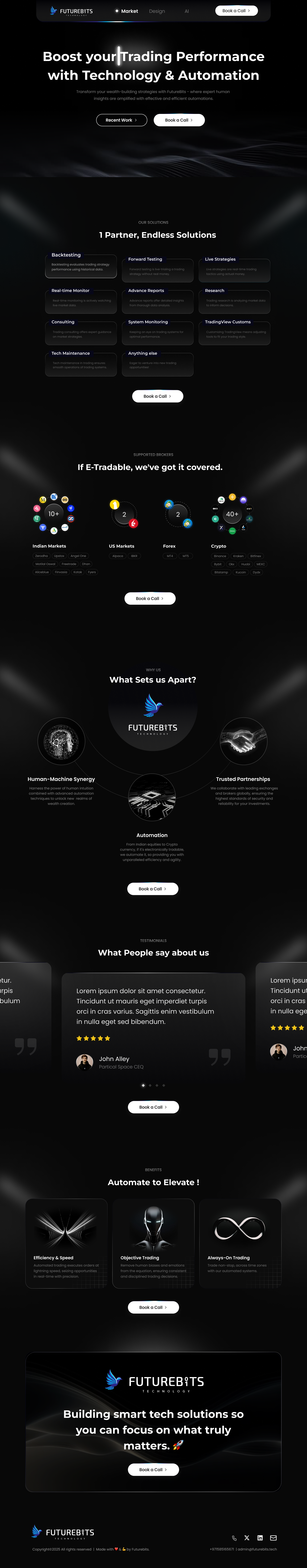 Landing Page | Market app design branding dashboard design figma graphic design illustration landing page logo redesign revamp software agency stock market ui ux vector web design website wireframing