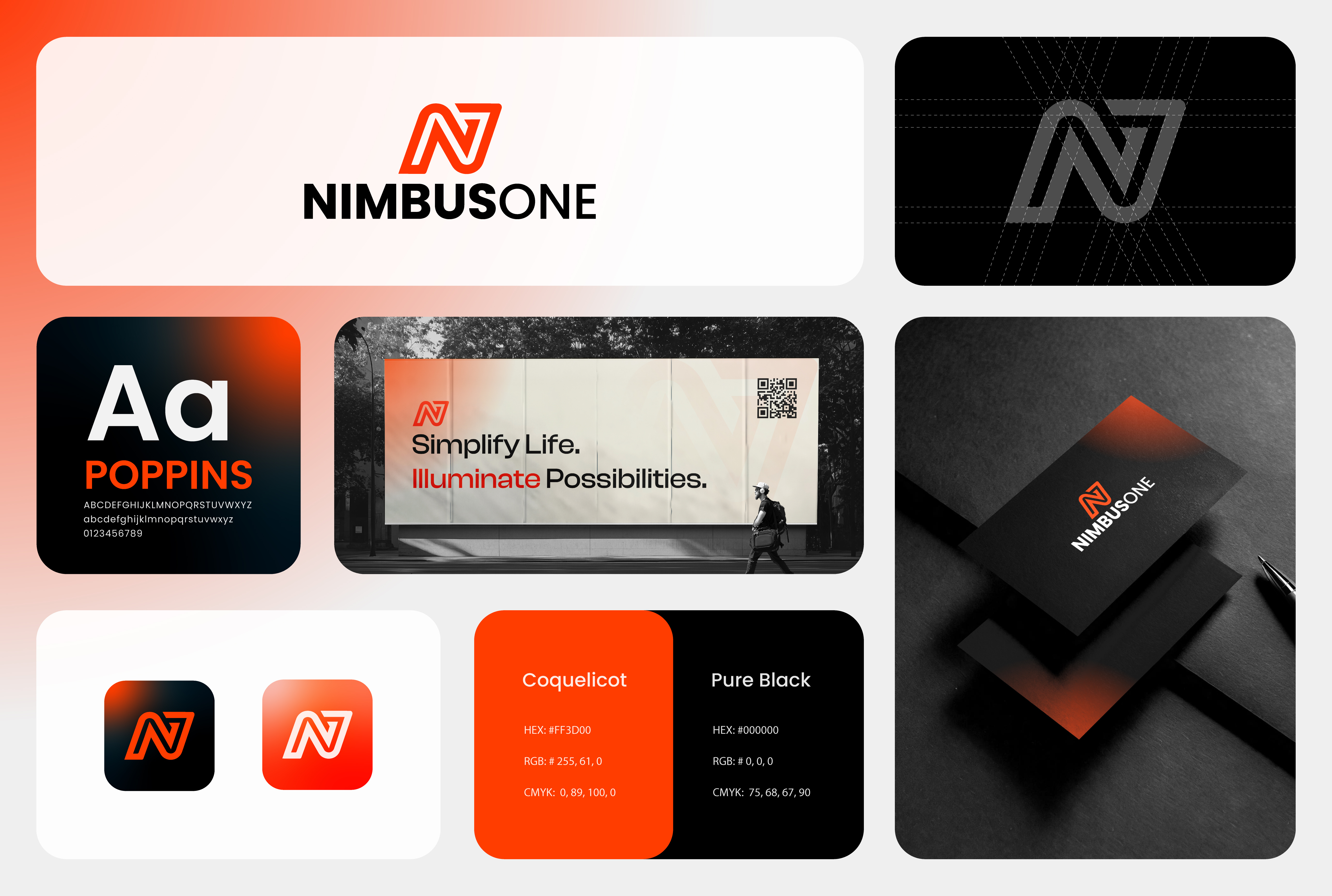 Brand Design for "NimbusOne" brand mark branddesigner brandidentity branding branding expert logo logodesigner mark minimalist modern