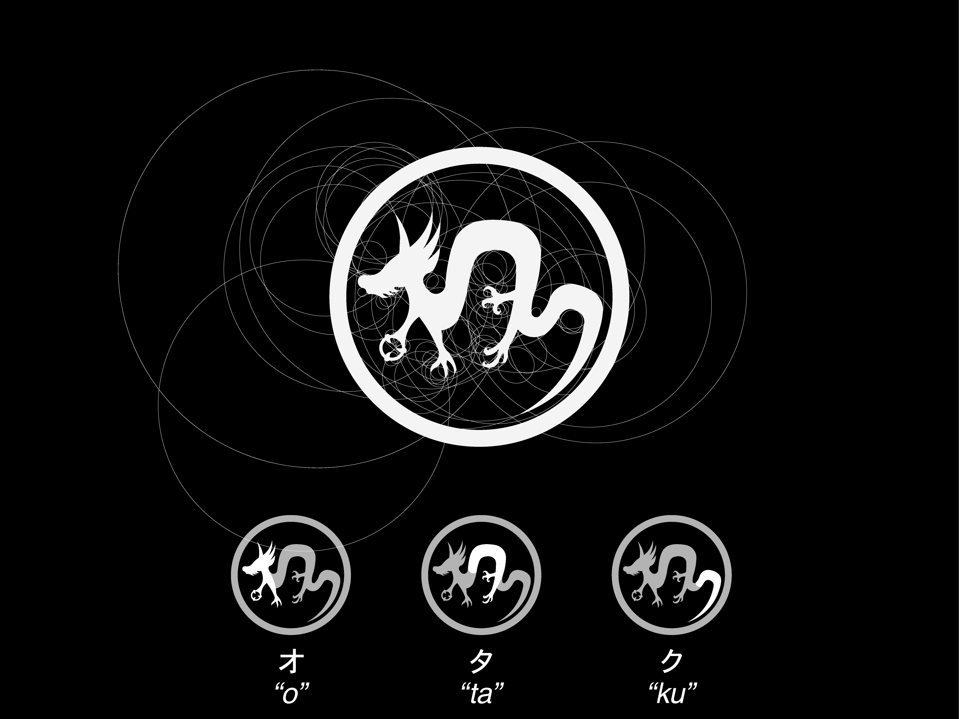 Example of Japanese Kamon Style Logo Design