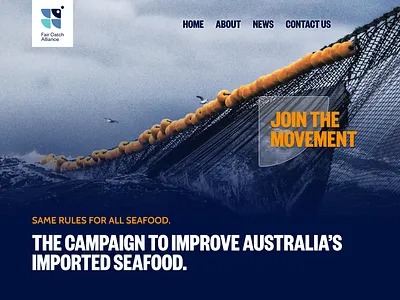 Fair Catch Alliance - Web Page Concept concept design ui web website