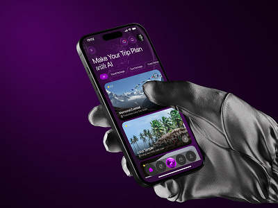 AI Travel Planner App UI Design ai ai app app design app ui branding design mobile app product design travel app trip planner ui ui design visual design