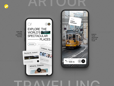 Travel Guide App Design adventure app app design clean destination explore mobile mobile app mobile ui planning tourism travel travel app travelling trip ui ux vacation vacation app
