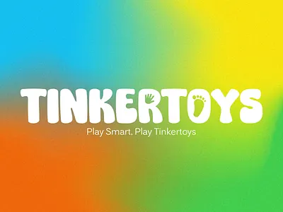 Tinker Toys - Brand Identity brand identity branding emotion graphic design logo logo design motion graphics play toy brand typography wordmark logo