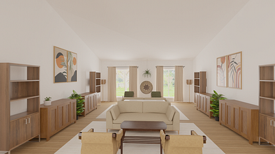 Midcentury Mod Living Room Redesign