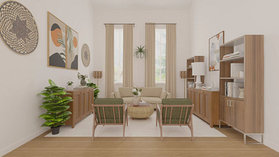 Mid Century Livingroom