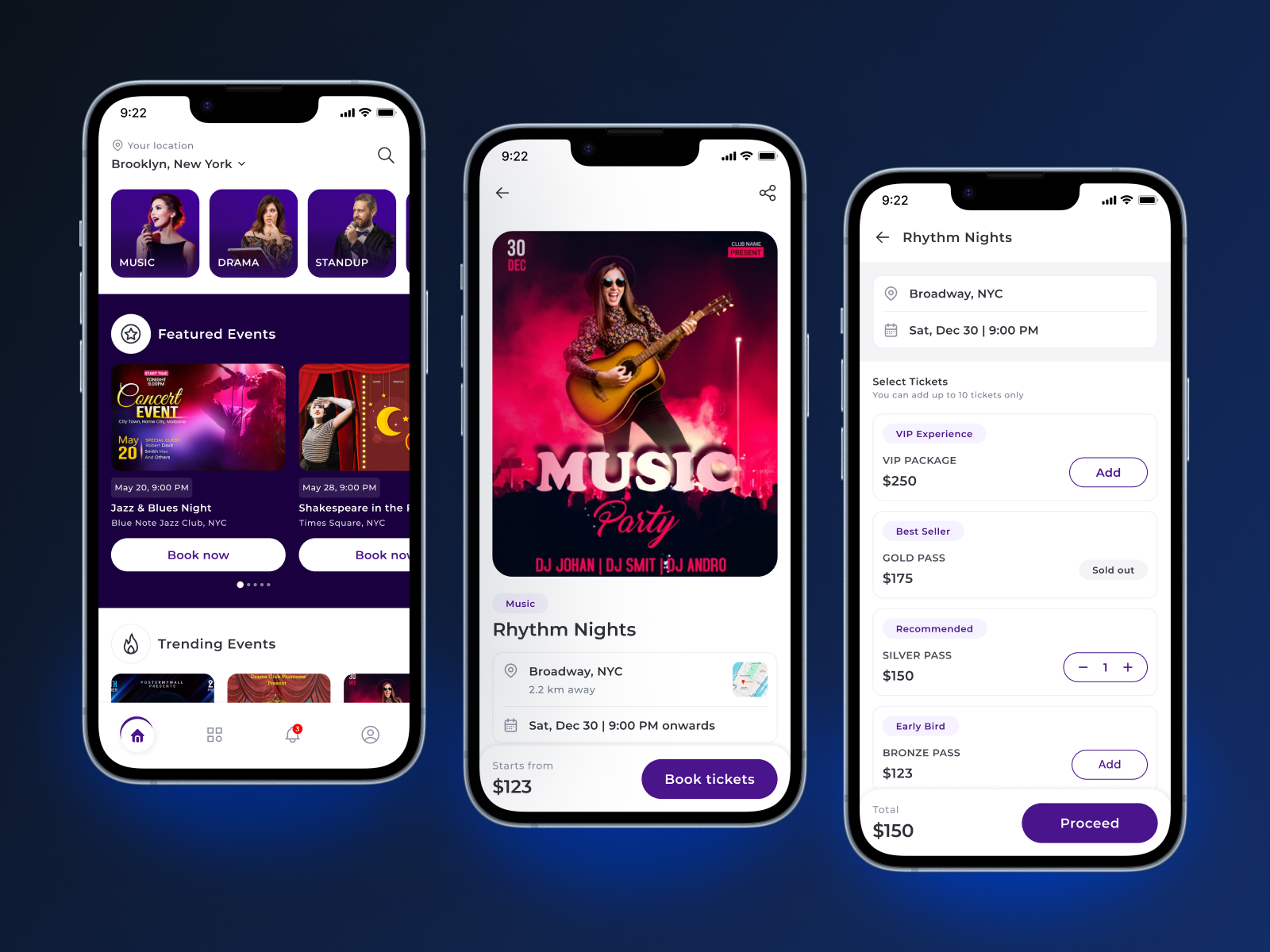 🎭 LivePulse - Drama & Music Event App - 🎶 concertapp dramaevents eventappdesign eventbookingapp eventdiscovery liveevents livepulse mobileappui musicevents theatreapp ticketbooking uidesign uxdesign