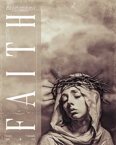 Faith - Poster graphic design poster posterdesign