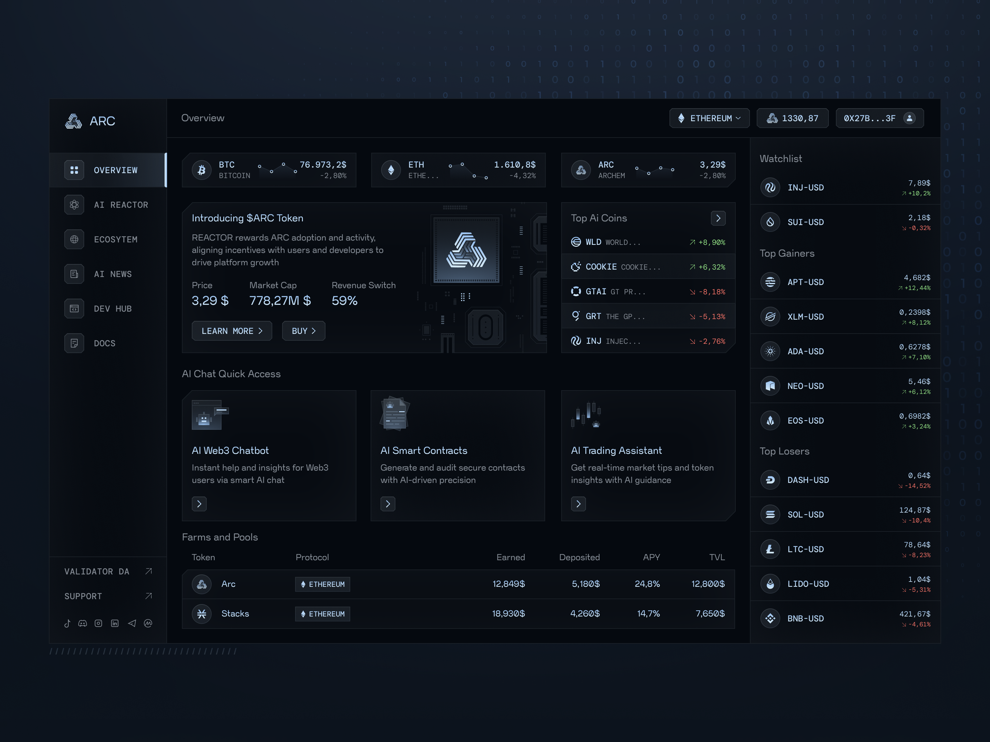 Example of Concept Web Application Design