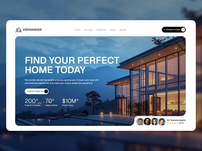 VistaHaven — Stunning Real Estate Template framer landing page real estate template