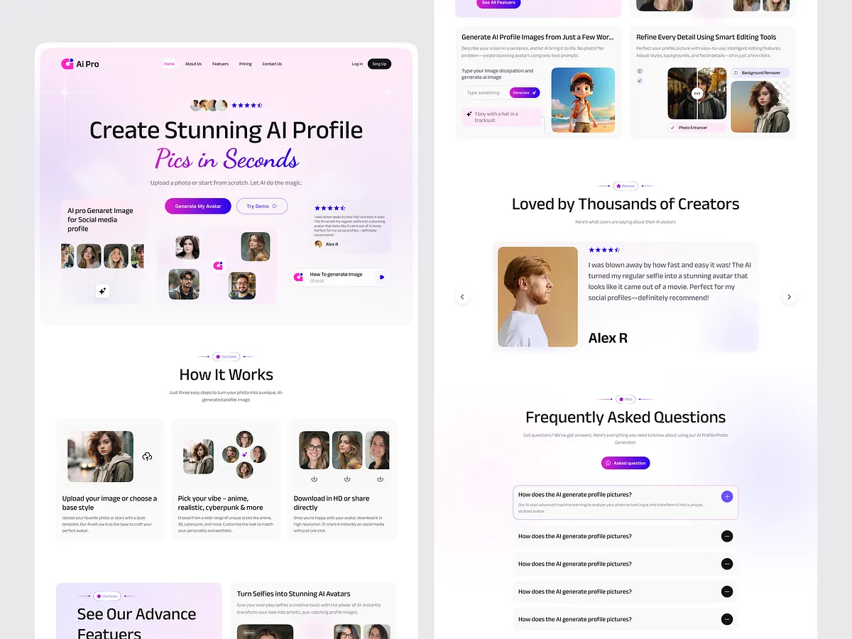 Browse thousands of Profile Design Web images for design inspiration ...
