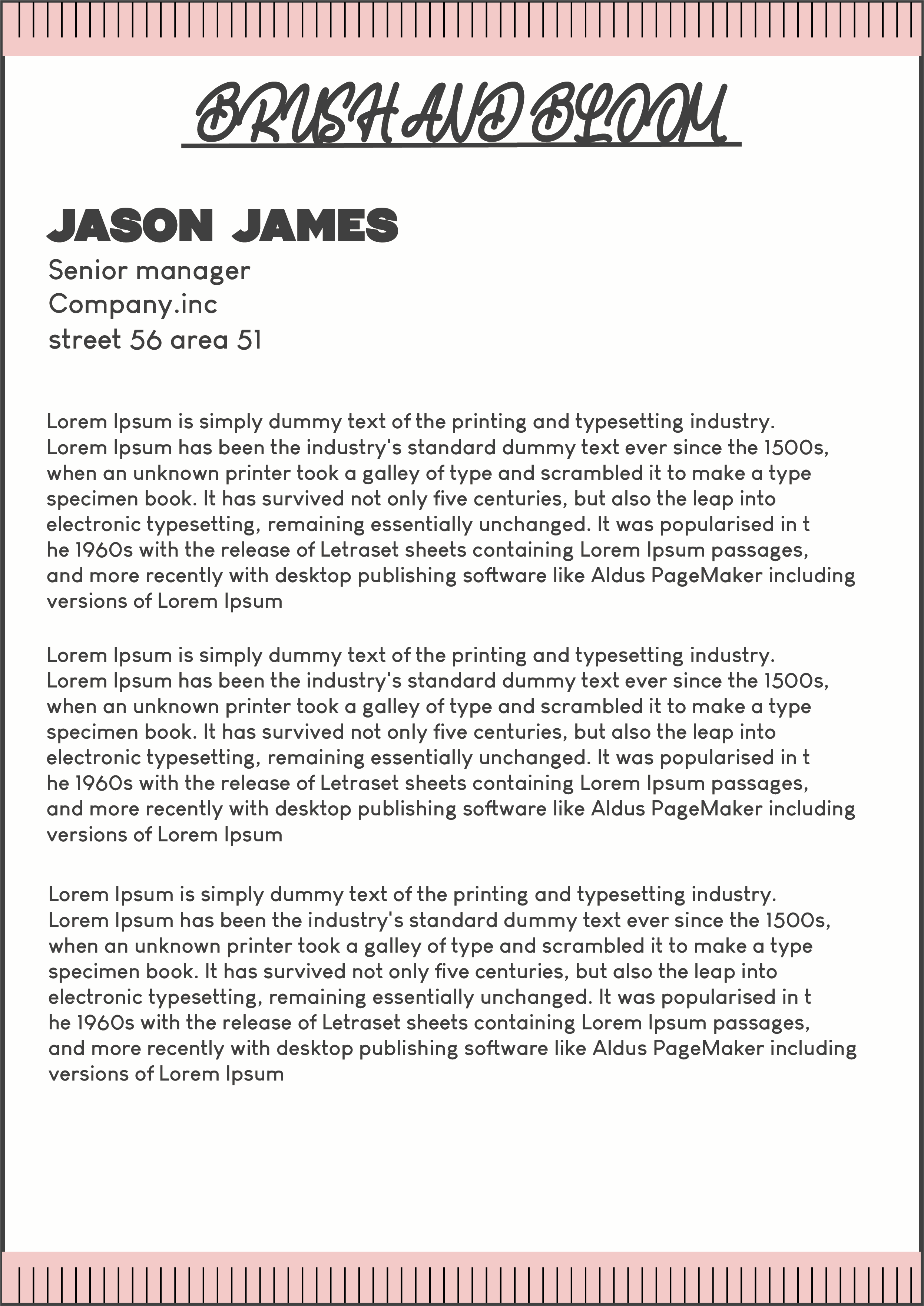 Example of I Will Design Beautiful Stationery Items